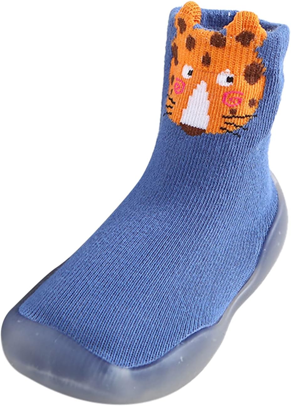 Big Slippers Toddler Baby Boys Girls Solid Warm Knit Soft Sole Rubber Shoe Socks Slipper Sandals Baby Boys