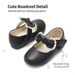DREAM PAIRS Toddler Flower Girl Dress Shoes Little Girls Mary Janes Ballet Flats Ballerina Shoes Wedding Party