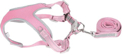 Dog Adjustable Harness, Dog Harness with Leash Soft Mesh Fabric Comfortable for Souvenir for Decorations for Pet for Gift (M Bust 51-61 Neck 43-51 Drawstring 150 * 2.0CM)