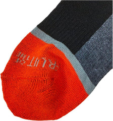 Fruit of the Loom Boy's Little 6 Pair Pack Cushion Socks, Black assort Half Black, 9-2.5