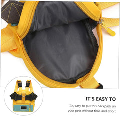 1pc Dog Backpack for Cats and Dogs Outdoor Self-Carrier Vest Storage Pouch Portable Pet Travel Pack for Hiking and Walking Lightweight and Comfortable Design