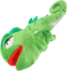Lizard Hand Puppet Ocean Animals Toys Baby Animal Toys Animal Puppets Plush Movable Mouth Hand Soft Plush Lizard Finger