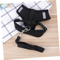 Breathable Mesh Dog Harness Vest with Leash Adjustable PET Chest Strap for Small Dogs Puppies and Cats Comfortable and Lightweight Walking Gear