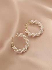 Circular Pearl High-End Unique Stylish Jewelry