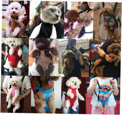 Kisangel Pet Carrier Backpack Adjustable Legs Dog Carrier for Travel Hands Design for Comfortable Breathable