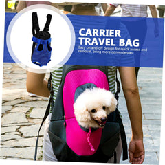 Pet Front Carrier Backpack for Small Dogs and Cats Breathable Design for Hiking and Travel Lightweight Camping Bag Straps Random s
