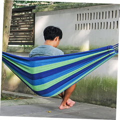 280x80cm Canvas Stripe Swing Outdoor Hammock Camping Equipment for Garden Lightweight Travel Hammock