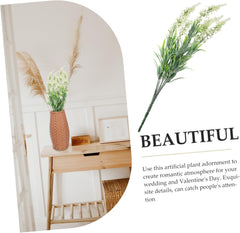 ERINGOGO DIY Simulation Plant Artificial Flower Decoration Sturdy Plastic for Wedding Decor Spa Bathroom Home Decor