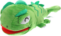 Lizard Hand Puppet Plush with Movable Mouth for Interactive Play Educational Fun and Parent Bonding for Home Kindergarten and Nursery Use
