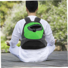 SUPVOX Breathable Dog Backpack Carrier for Small Pets Lightweight Adjustable with Versatile Design for Outdoor Adventures Multiple Pockets for Storage