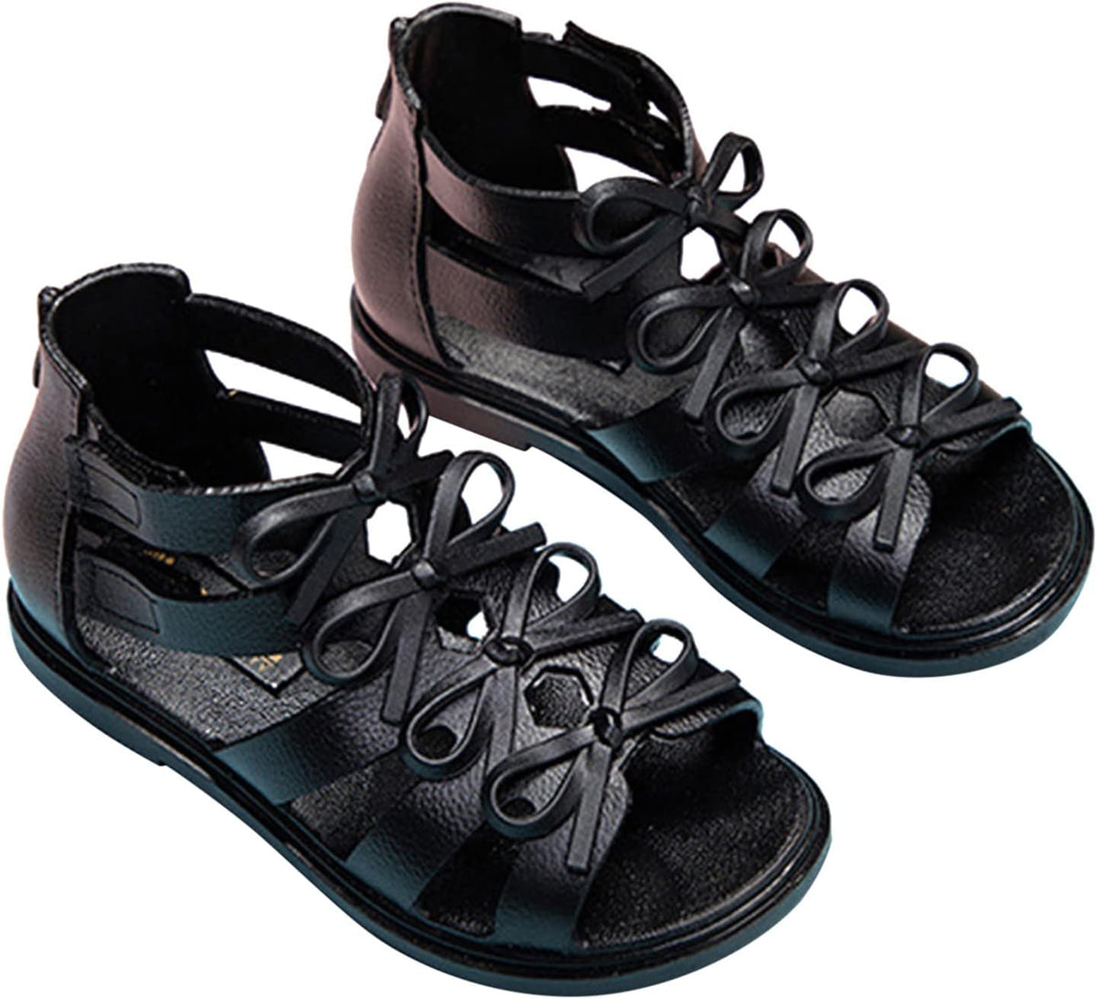 Toddler Sandals Size 5 Toddler Kids Little Child Girls Soild Bowknot Princress Shoes Soft Baby Toddler Sandals