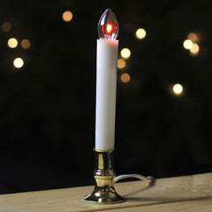Northlight Single Flicker Flame Christmas Candle Lamp - 8.75" - Set of 4