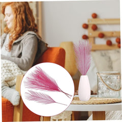 50Pcs Flexible Artificial Plants Simulation Flower Stems for Wedding Bouquets Home Garden Decor Lifelike Cloth Material with Bendable Stems Random Colors for Indoor Random Color