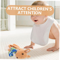 SUPVOX Interactive Plush Kangaroo Hand Puppet for Adults Movable Mouth for Storytelling Imaginative Play Parent Activities and Soothing Fun