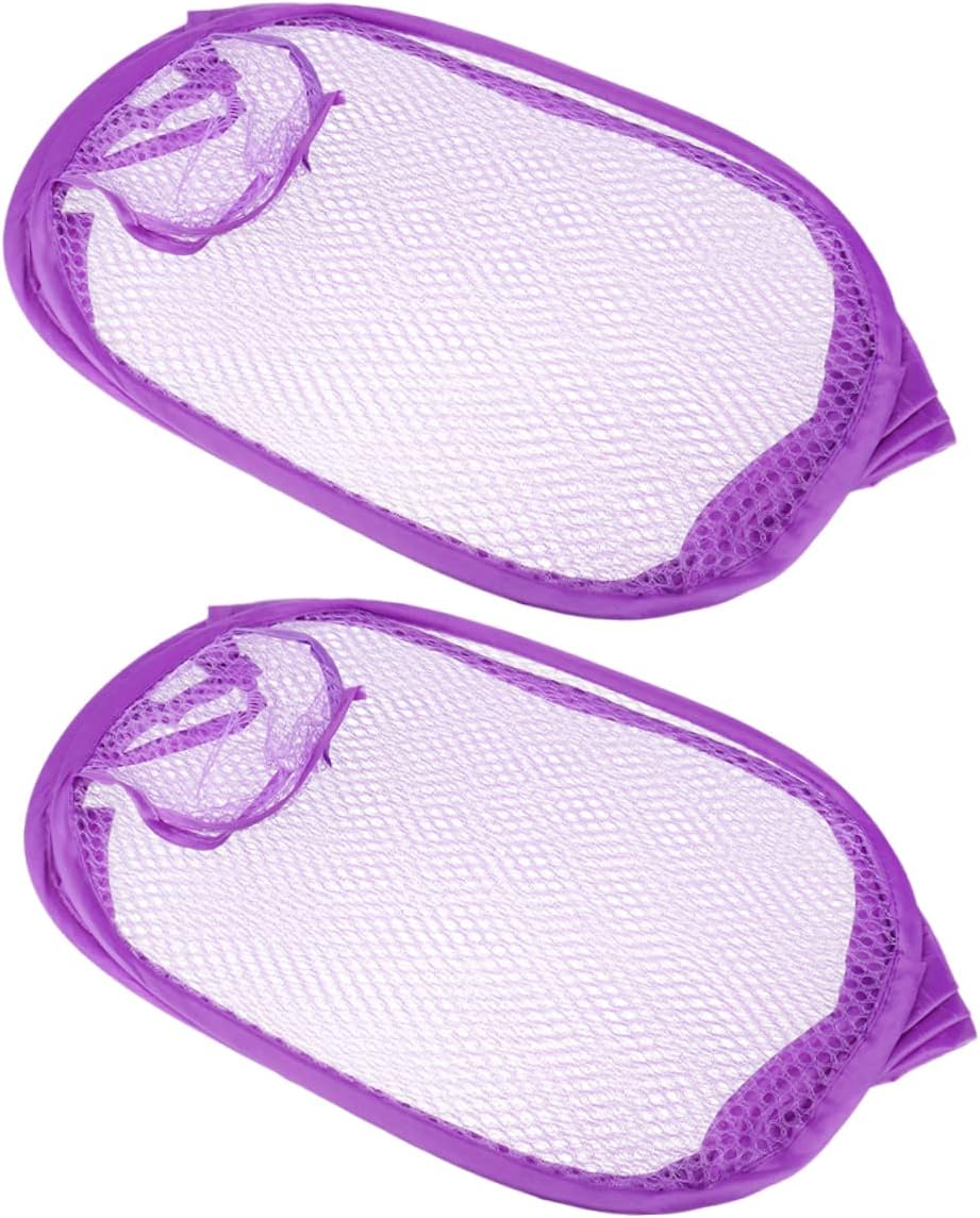 Collapsible Mesh Laundry Hamper Reinforced Handles Foldable Laundry Basket Organizer for Home Dorm and Travel Lightweight and Portable Clothes Container