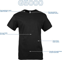 Gildan Adult Heavy Cotton T-Shirt, Style G5000, Multipack