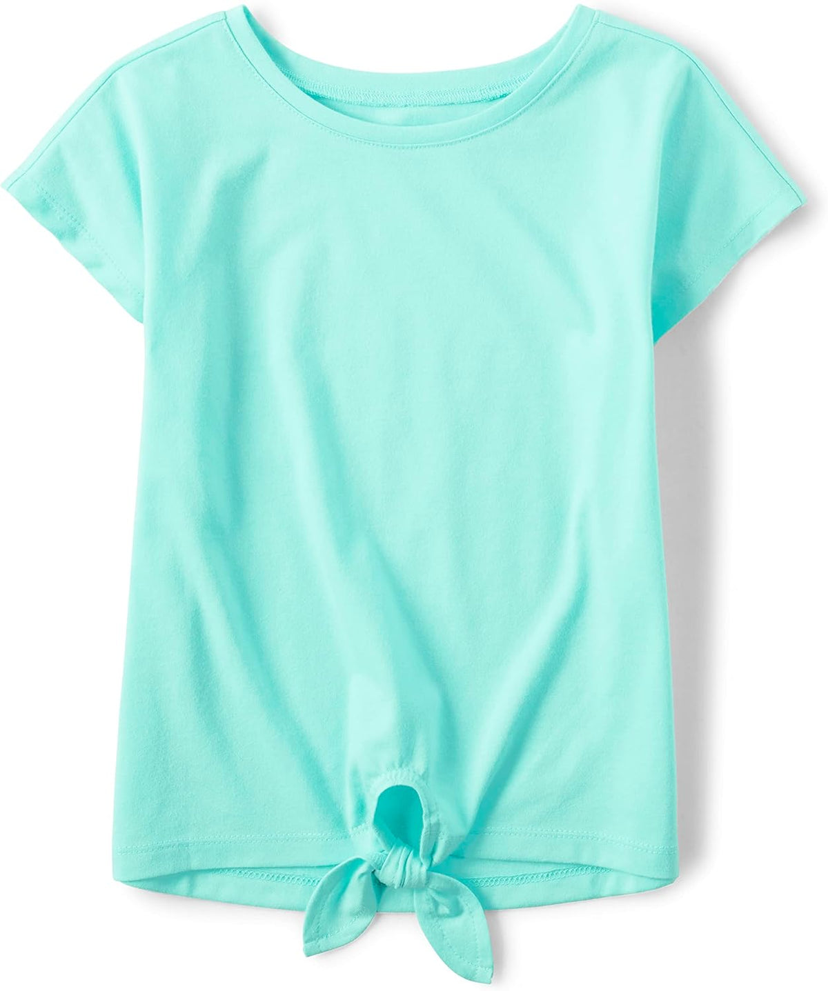 Short Sleeve Tie Front Top