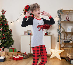 Dolphin&Fish Kids Christmas Pajamas Boys Christmas Pajamas Girls Pjs Holiday Clothes.