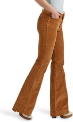 Wrangler Women's Retro High Rise Bailey Bootcut Dark Wash Trouser Jeans Sara