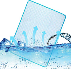 Cooling Mat for Dogs Pad cat Mat Pupy Pads Ice Silk Cooling Pads Bed for Cats Ice Bed for Cats Pet Coolings Pads for 10Kg Pet