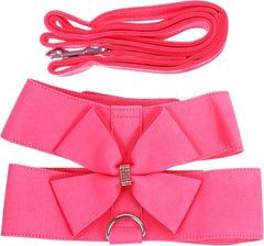 Dog Harness Chest Belt Pink Dog Leash Hauling Cable Traction Rope Comfortable Fit