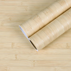 CHIHUT 12''x100'' Light Wood Contact Paper for Cabinets Desk Peel and Stick Wood Grating Stripe Wallpaper Decorative Self Adhesive Rustic Wood Grain Wallpaper for Bedroom Classroom Vinyl Film