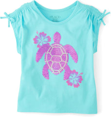 The Children's Place Girls' Short Sleeve Fashion Graphic T-Shirt