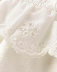 Gymboree Girls' and Toddler Ruffle Front Short Sleeve Top