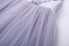 Pettigirl Girls Floral Scoop Back Party Bridal Dresses