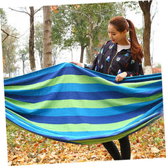 280x80cm Canvas Stripe Swing Outdoor Hammock Camping Equipment for Garden Lightweight Travel Hammock