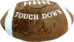 GiftExpress 12-Inch Plush Football Throw Pillow – Stuffed Soft Toy, Game Day Room Decor, Football Theme Cushion for Kids & Sports Fans