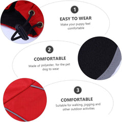 VICASKY Lovely Dog Raincoat Pet Raincoat for Dogs and Outdoor Rain Clothing Reflective Design for Enhanced Safety Bad Weather