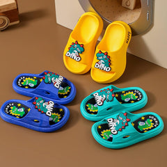 Toddler Little Kid Slides Sandals Girl Boy Cloud Slippers Shoes Non-Slip Slides Beach Water Swim (Blue, 9 Toddler)