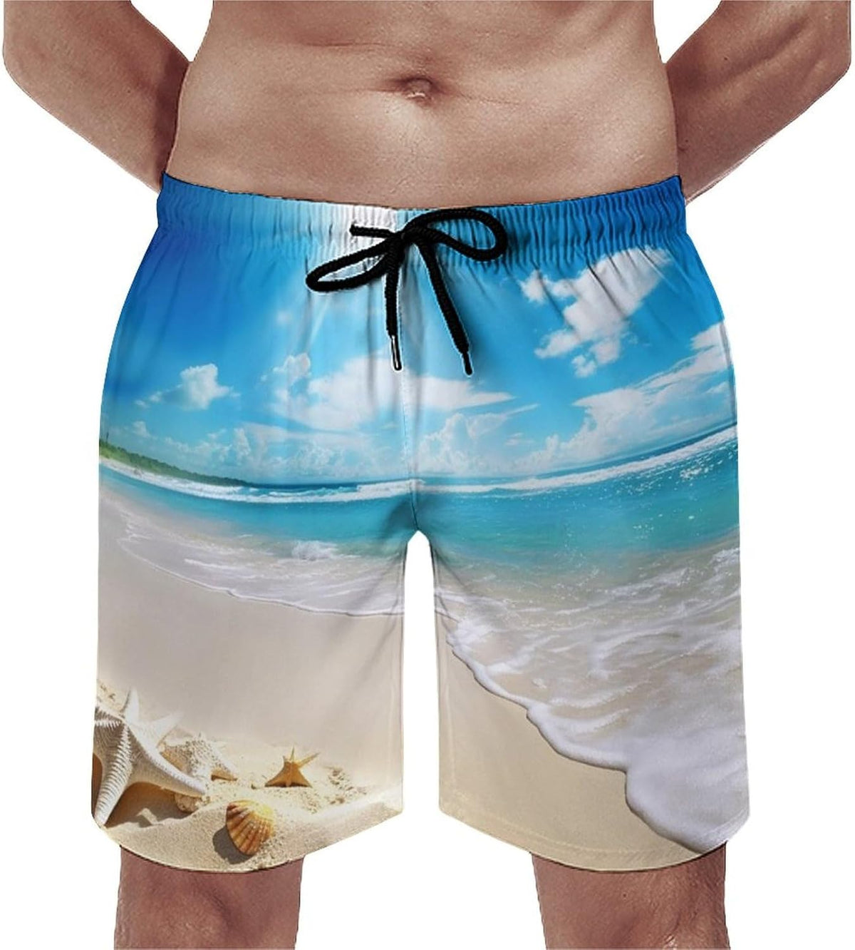 Men's Swim Trunks Bright Sunshine Summer Beach Beach Shorts Quick Dry Summer Bathing Suit Swimwear