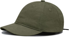 Clakllie Short Brim Baseball Cap Cotton Low Profile Dad Hat Casual Trucker Hats Short Bill Snapback Fitted Caps Cadet Cap