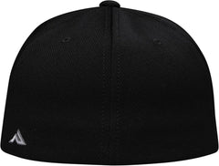 Pacific Headwear Standard Premium P-Tec Flexfit Cap, Black/Orange