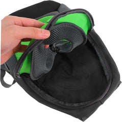 Ergonomic Small Dog Cat Backpack Carrier Front Carrier Bag for Hiking Pet Travel Bag Safety Belt and Mesh Pouch
