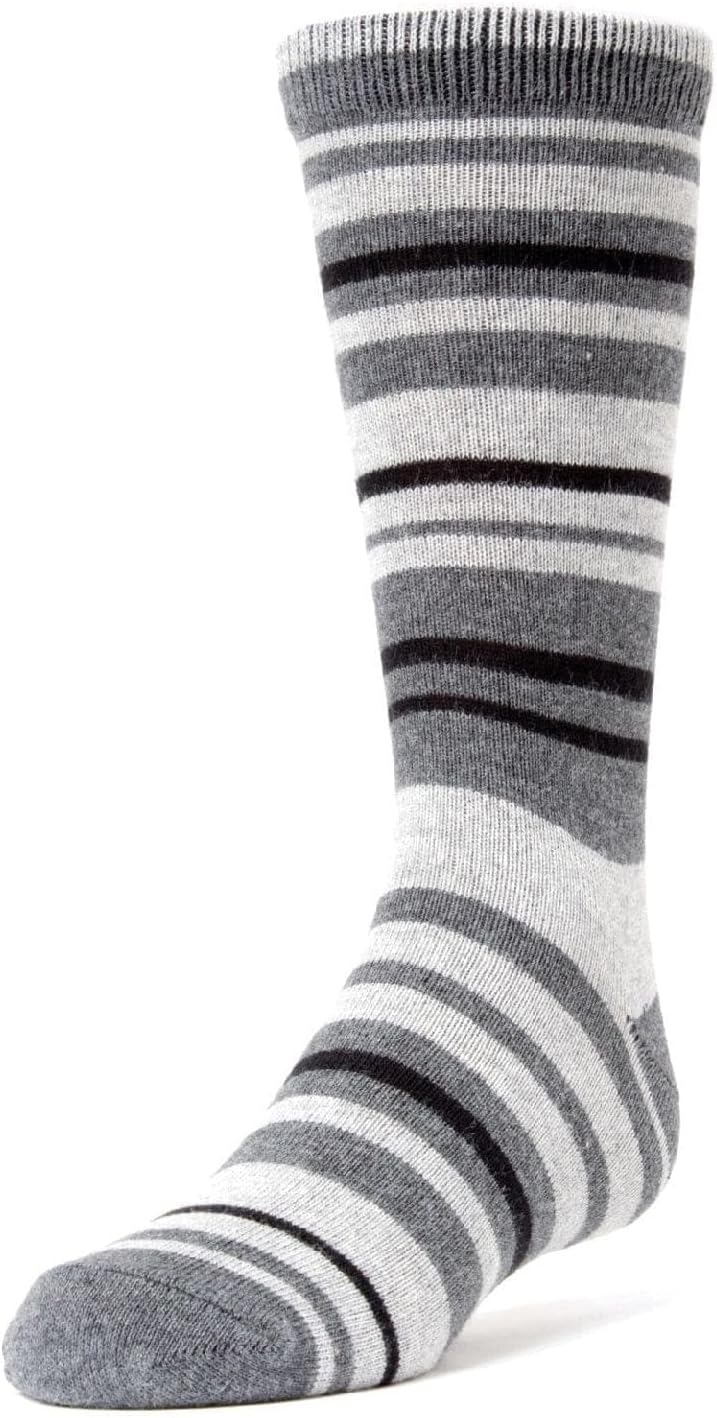 MeMoi Rings and Rungs Boys Cotton Blend Striped Socks