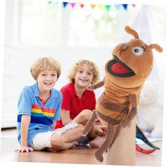 Cartoon Ant Hand Puppet Soft Plush Role Play for Interactive Storytelling Safe Material for Adults for Imaginative Play and Motor Skills Development