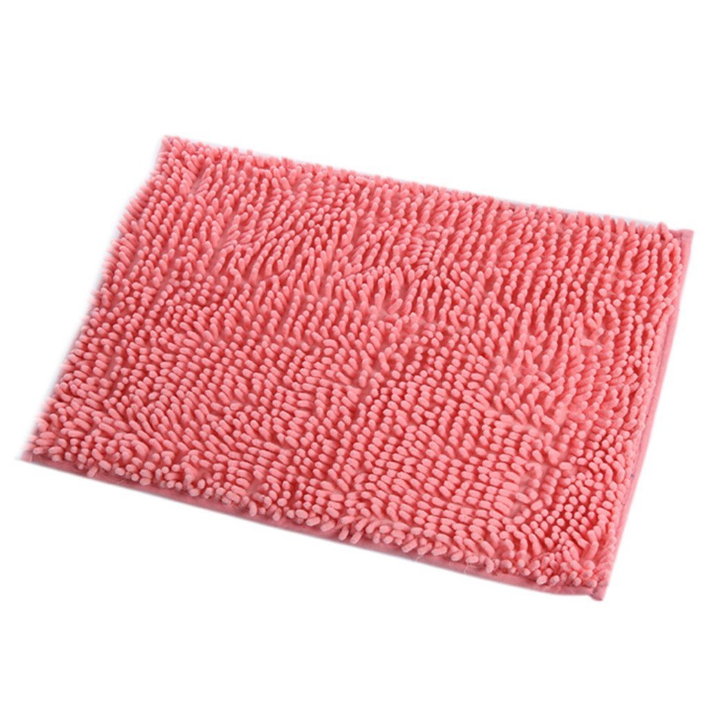 IVYRISE Bathroom Anti-Slip Bath Mat Skid Resistance Show Rug Carpet, Pink