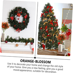 Artificial Flower Decor Simulated Green Plant for Home Office Wedding Party Decorations Plastic Material Easy to Care Photo Shooting Accessory