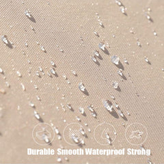 Replacement Patio Umbrella Canopy for 6/8 Ribs,Outdoor Umbrella Top Replacement Canopy,8.9ft/2.7m Umbrella Cover Outdoor Patio Shades