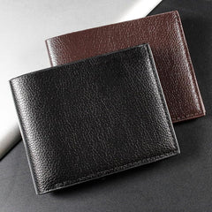 Black Minimalist Denim Wallet for Men, Stylish and Durable Wallet with Multiple Card Slots
