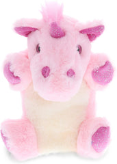 DolliBu Unicorn Plush Hand Puppet for Kids - Soft Plush Stuffed Animal Hand Puppet Toy for Puppet Show Games Puppet Theaters for Kids, Adult Cute Puppets Educational Toy to Teach Children & Toddlers