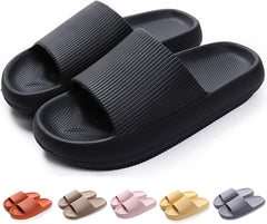 PLMOKN Slippers for Women Fuzzy Winter House Indoor Outdoor Platform Trendy Cozy Girls Shoes With Memory Foam Boots Send To A Friend Best Gifts