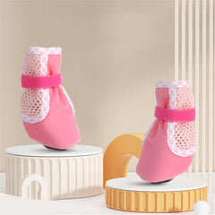 Pet Comfortable Shoes Set Permeable Dog Boot Comfortable Dog Booties Ensuring and Comfort