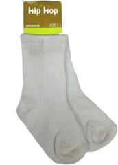 Little Boys Ribbed Crew Cotton Dress Socks 6-Pack