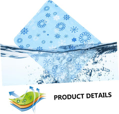 POPETPOP Summer Pet Cooling Bed Dog Cats Heat Dissipation Pad Cooling Sleeping Mat Original Printing Design Multi-Functional Mat