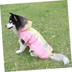 1pc Husky Pet Cloak Reflective Dog Raincoat for Medium and Large Dogs Lightweight Breathable Design for Outdoor Activities and All Weather Conditions