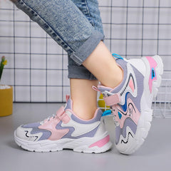 Running Sneakers for Boys and Girls, Kids Tennis Running Shoes, Soft Lightweight Breathable Sport Athletic Shoes